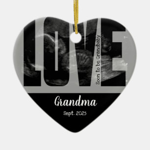 Décoration En Céramique Nouveau Faire-part bébé - Sonogramme avec DO-IT-