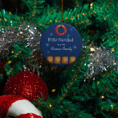 Décoration En Céramique Nouveau-Mexique luminaria farolito Zia neige