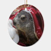 Décoration En Céramique NOUVEAUTÉ !  Marmotte de terre Porte de Noël Ornem (Gauche)