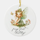 Décoration En Céramique Nouvel anniversaire de la fée mignonne (Devant)