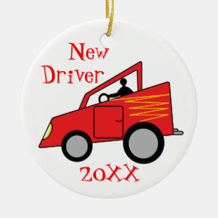 Décoration En Céramique Nouvelle voiture de conducteur