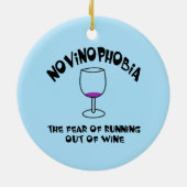 Décoration En Céramique Novinophobie Verre vide (Dos)