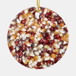 Décoration En Céramique Noyaux de Popcorn Colorés, Épis de Maïs Indien 