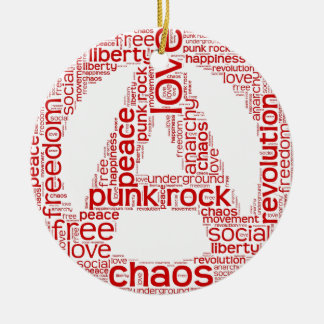 Décoration En Céramique Nuage du monde dans la forme d'anarchie