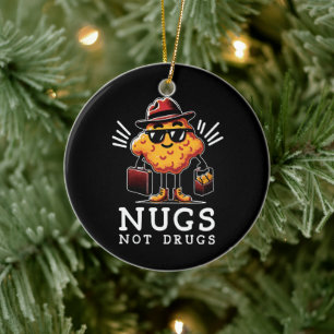 Décoration En Céramique Nuggets Croustillants Pas de Drogue
