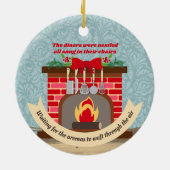 Décoration En Céramique Nuit avant Noël Chef Nicholas foodie (Dos)