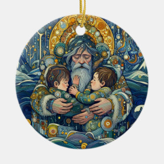 Décoration En Céramique "Nuit froide, bras forts"