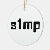 Décoration En Céramique Numéro Un Simp (Gauche)