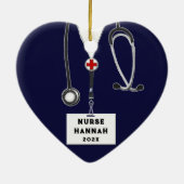 Décoration En Céramique Nurse Christmas Collectif (Dos)