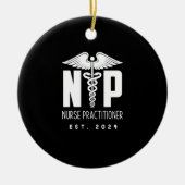 Décoration En Céramique Nurse Praticien EST 2024 (Devant)