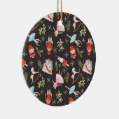 Décoration En Céramique Nutcracker Ballerina cadeaux de Noël (Droite)