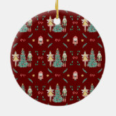 Décoration En Céramique Nutcracker Ballerina cadeaux de Noël (Dos)