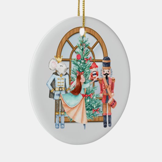 Décoration En Céramique Nutcracker Ballerina Souris King Noël (Droite)