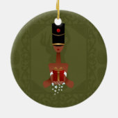 Décoration En Céramique Nutcracker Cadeau de Noël (Dos)