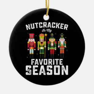 Décoration En Céramique Nutcracker est ma saison préférée Noël