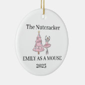 Décoration En Céramique Nutcracker Mouse Orament, Cast Member Cadeau (Droite)