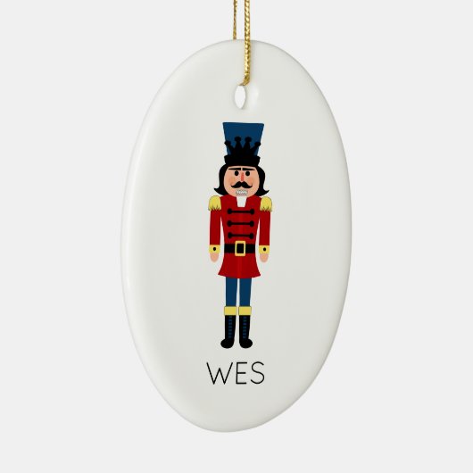 Décoration En Céramique Nutcracker Noël NOM DE FÊTE Classique (Droite)