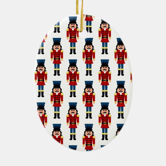 Décoration En Céramique Nutcracker Noël NOM DE FÊTE Classique (Dos)