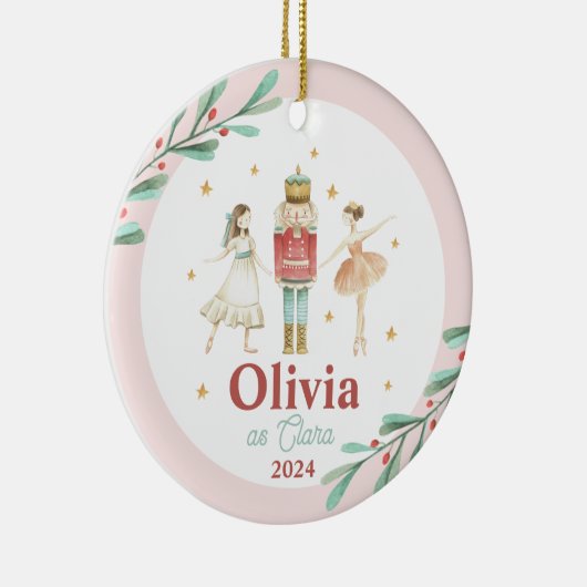 Décoration En Céramique Nutcracker Winter Ballet Noël (Droite)