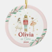 Décoration En Céramique Nutcracker Winter Ballet Noël (Devant)