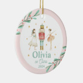 Décoration En Céramique Nutcracker Winter Ballet Noël (Droite)