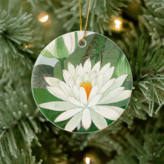 Décoration En Céramique Nymphaea lotus, Arbre