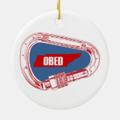 Décoration En Céramique Obed Escalade Carabiner (Dos)