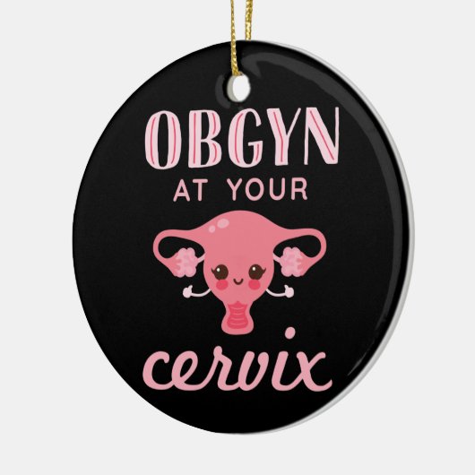 Décoration En Céramique OBGYN à votre Cervix (Gauche)