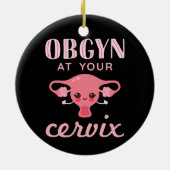 Décoration En Céramique OBGYN à votre Cervix (Dos)
