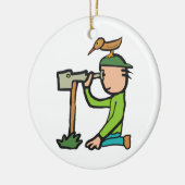 Décoration En Céramique Observation des oiseaux (Gauche)