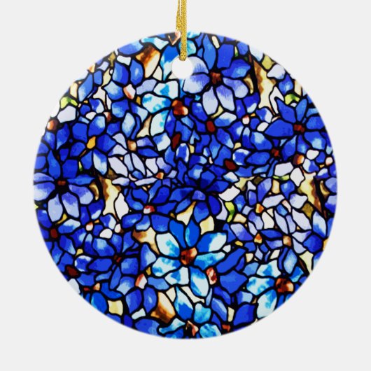 Décoration En Céramique Ode to Tiffany Clematis (Dos)