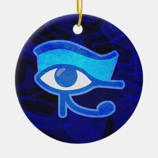 Décoration En Céramique OEil bleu (Devant)