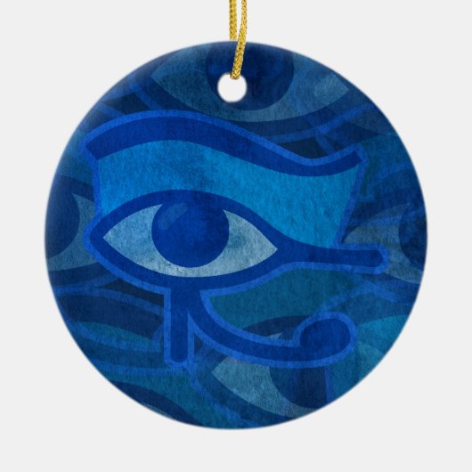 Décoration En Céramique OEil bleu (Devant)