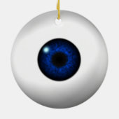 Décoration En Céramique oeil bleu / oeil vert (Dos)