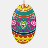 Décoration En Céramique Oeufs de Pâques (Gauche)