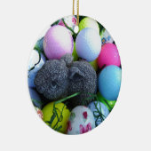 Décoration En Céramique Oeufs de Pâques, Ballons de golf de lapin (Droite)