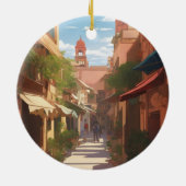 Décoration En Céramique OEuvre d'art marrakech (Dos)