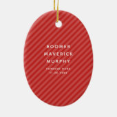 Décoration En Céramique OEuvre de Noël (Dos)