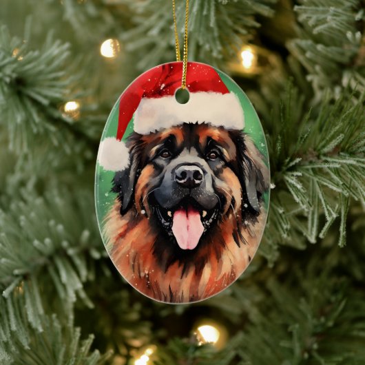 Décoration En Céramique OEuvre de peinture de Noël Leonberger (Arbre)
