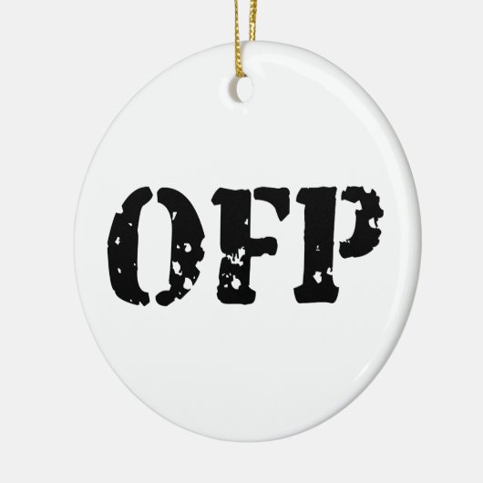 DÉCORATION EN CÉRAMIQUE OFP (Gauche)