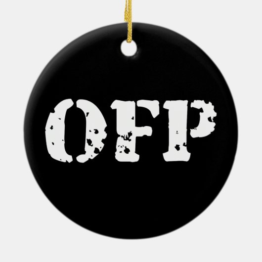 DÉCORATION EN CÉRAMIQUE OFP (Dos)