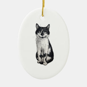 Décoration En Céramique Ogie le chat