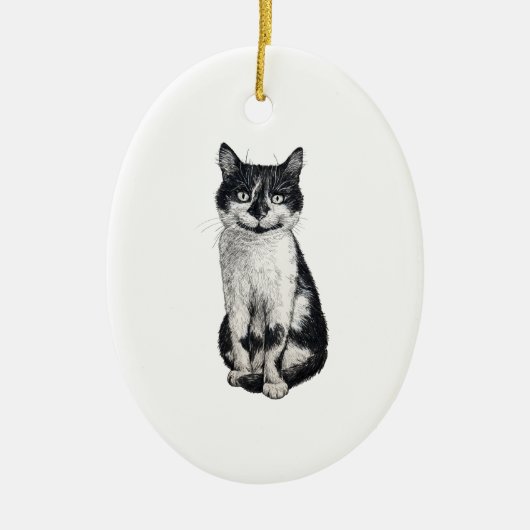 Décoration En Céramique Ogie le chat (Devant)