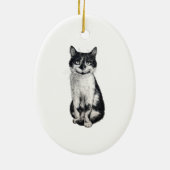 Décoration En Céramique Ogie le chat (Dos)