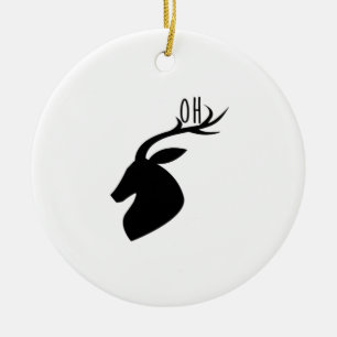 Décoration En Céramique Oh Cerf Pun Créatif Style