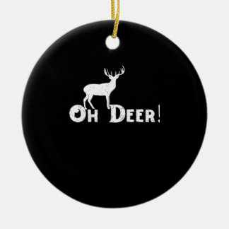 Décoration En Céramique Oh Cerf Style Graphique Propre