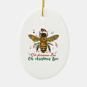 Décoration En Céramique Oh Christmas Bee Oh Christmas Bee Light