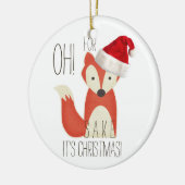 Décoration En Céramique Oh dans l'intéret de Fox c'est Noël ! (Gauche)