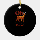 Décoration En Céramique Oh Dear Trendy Clean Design (Devant)