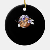 Décoration En Céramique Oh Deer Clean Minimal Style (Devant)